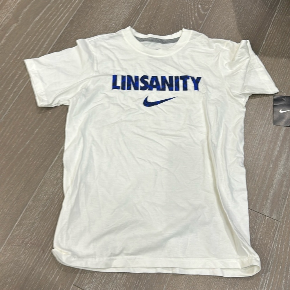 Nike Linsanity white youth medium tshirt